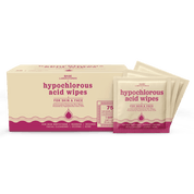 Hypochlorous Acid Facial Wipes - Wound Cleaning Wipes 75 count