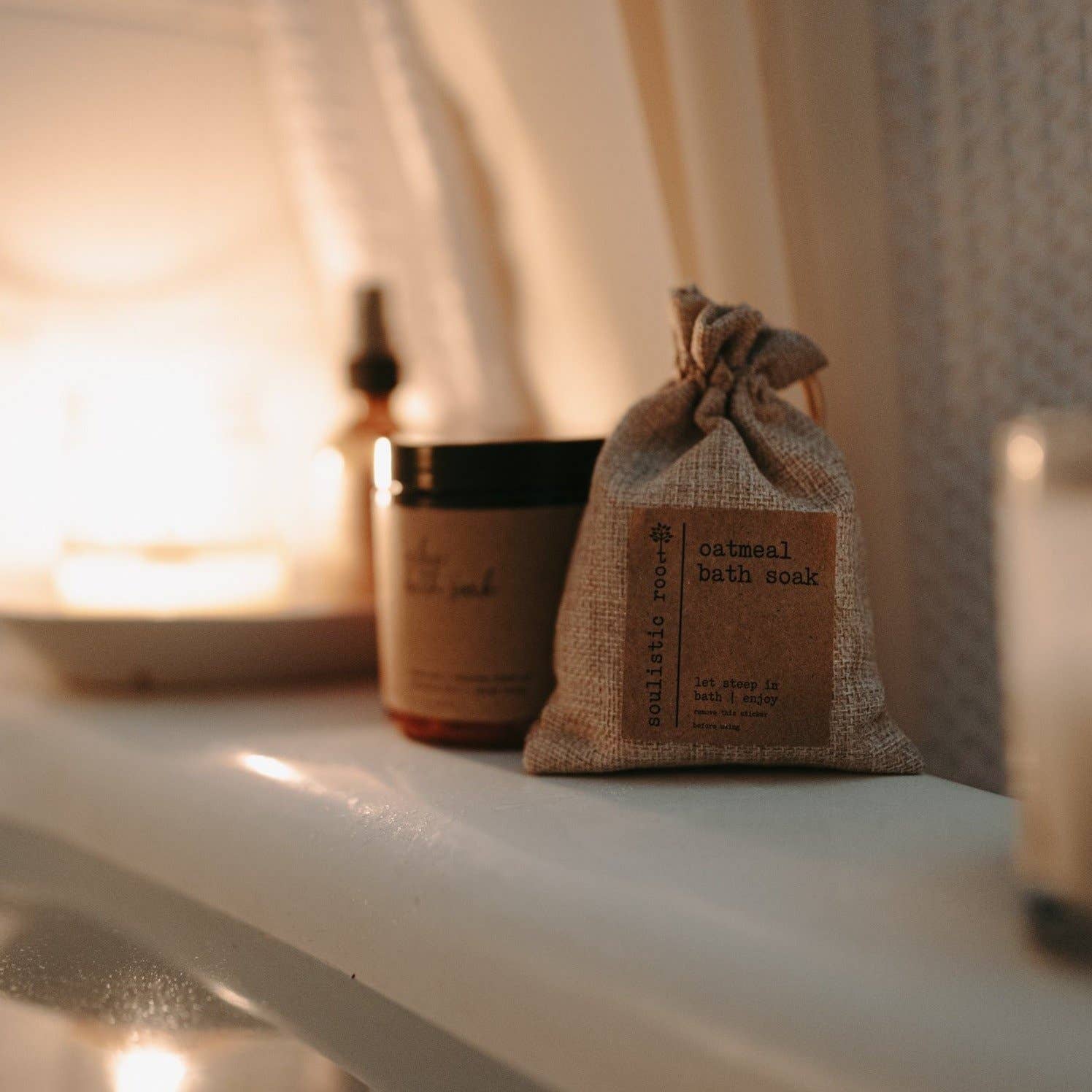 Herbal Oatmeal Bath Soak – Rose, Lavender or Chamomile: Lavender