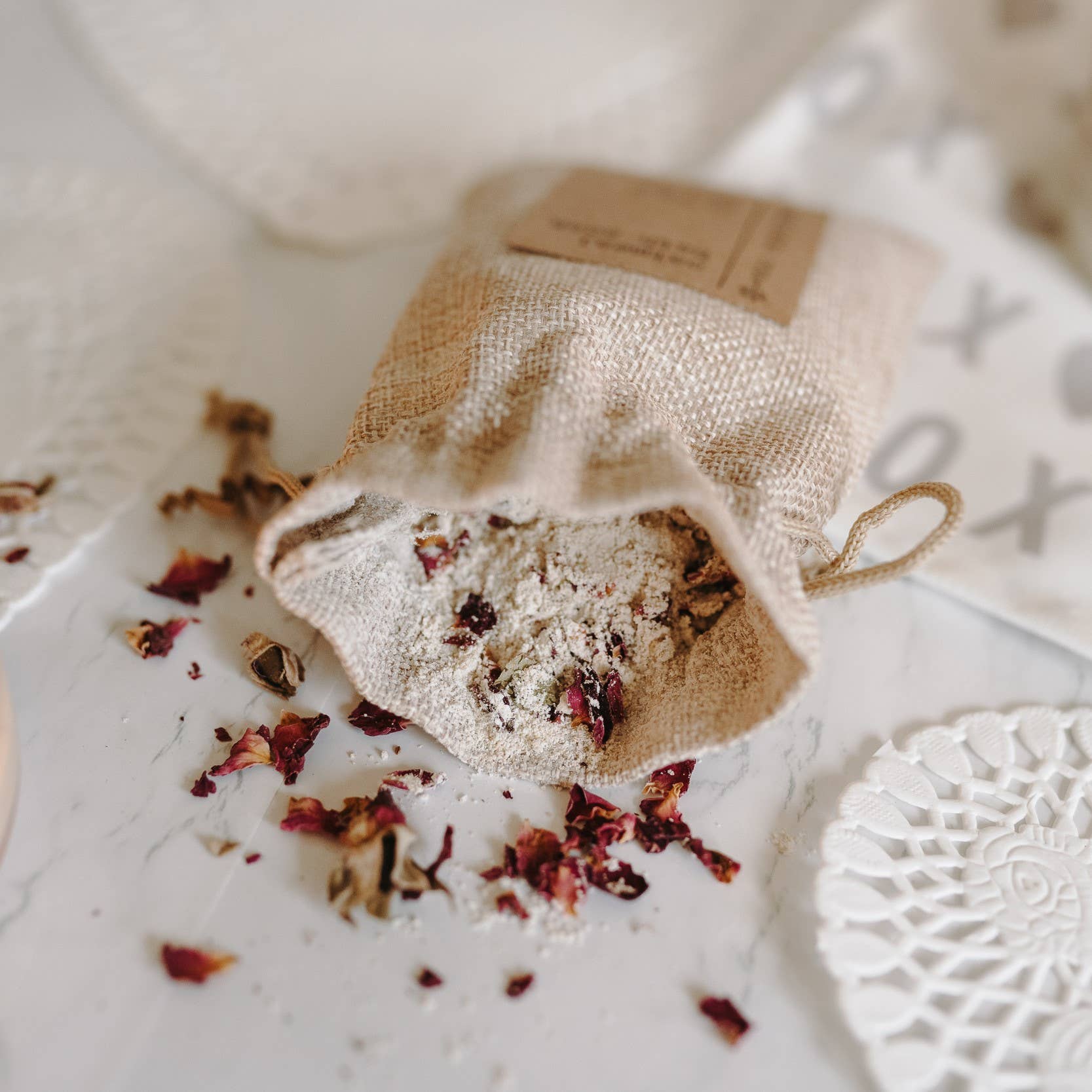 Herbal Oatmeal Bath Soak – Rose, Lavender or Chamomile: Lavender
