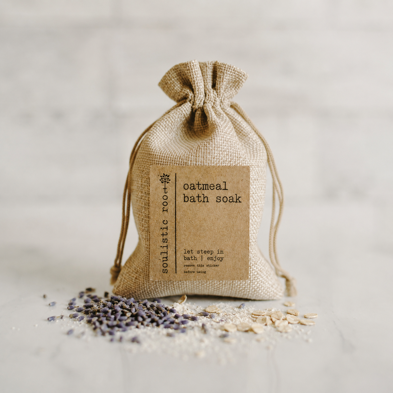 Herbal Oatmeal Bath Soak – Rose, Lavender or Chamomile: Lavender