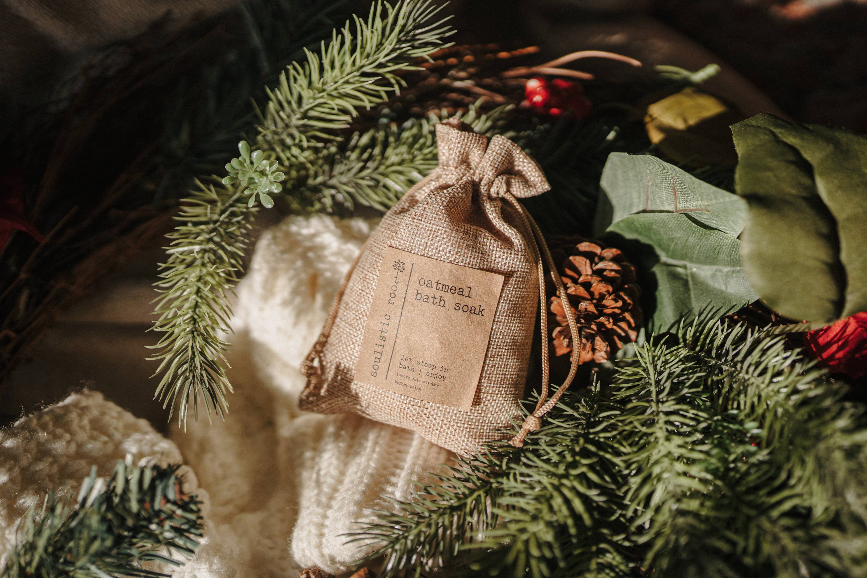 Herbal Oatmeal Bath Soak – Rose, Lavender or Chamomile: Lavender